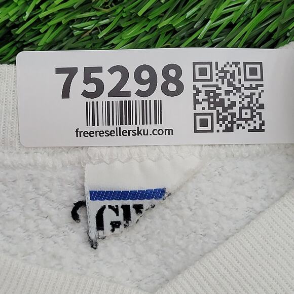 Vintage United-Airlines Sweatshirt Womens M/L 19x23 White - Picture 8 of 11